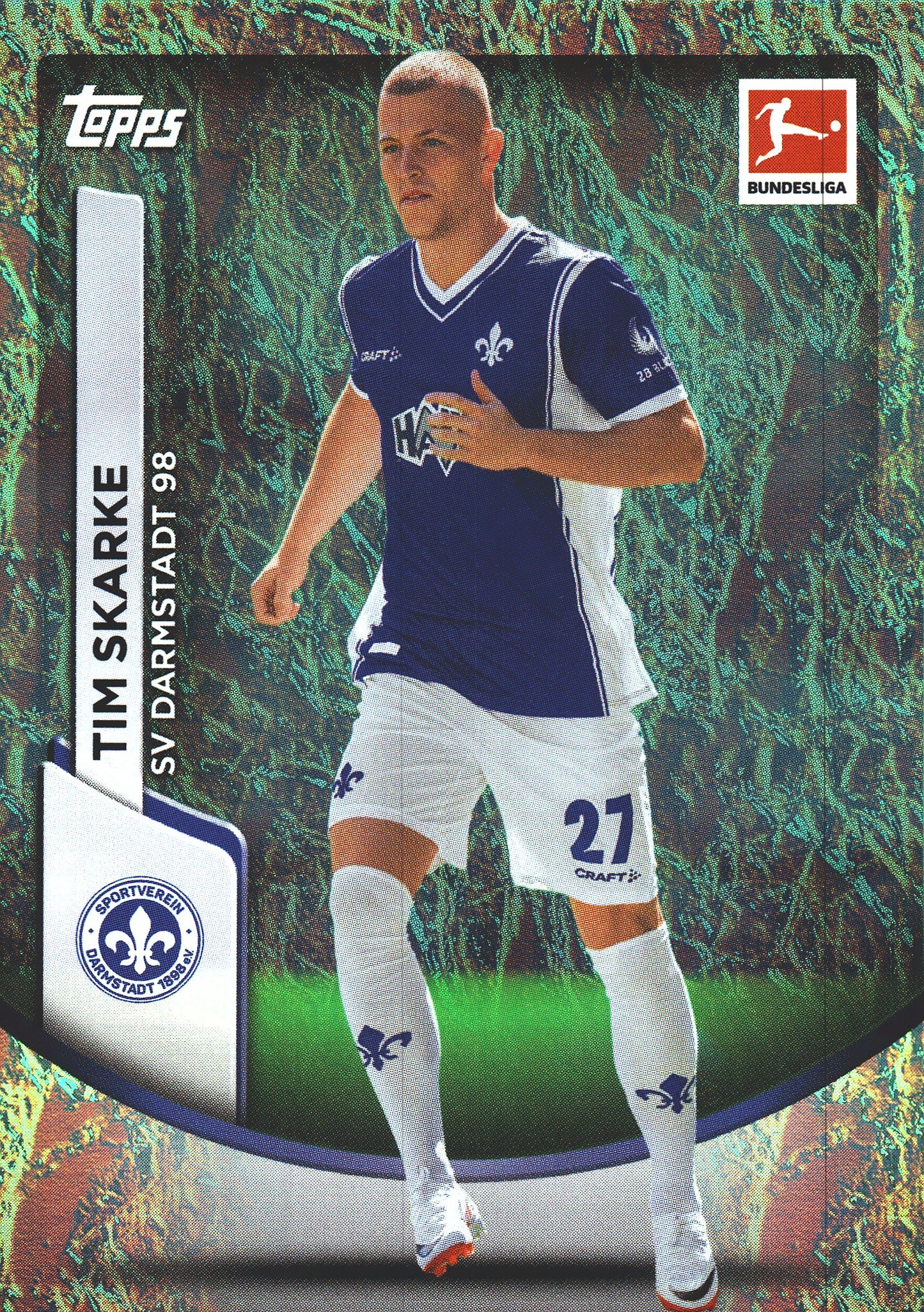 2023 Topps Bundesliga Jade Edition Tim Skarke #17 Darmstadt 98