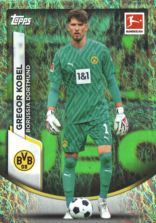 2023 Topps Bundesliga Jade Edition Gregor Kobel #22 Borussia Dortmund