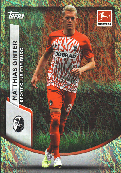 2023 Topps Bundesliga Jade Edition Matthias Ginter #37 SC Freiburg