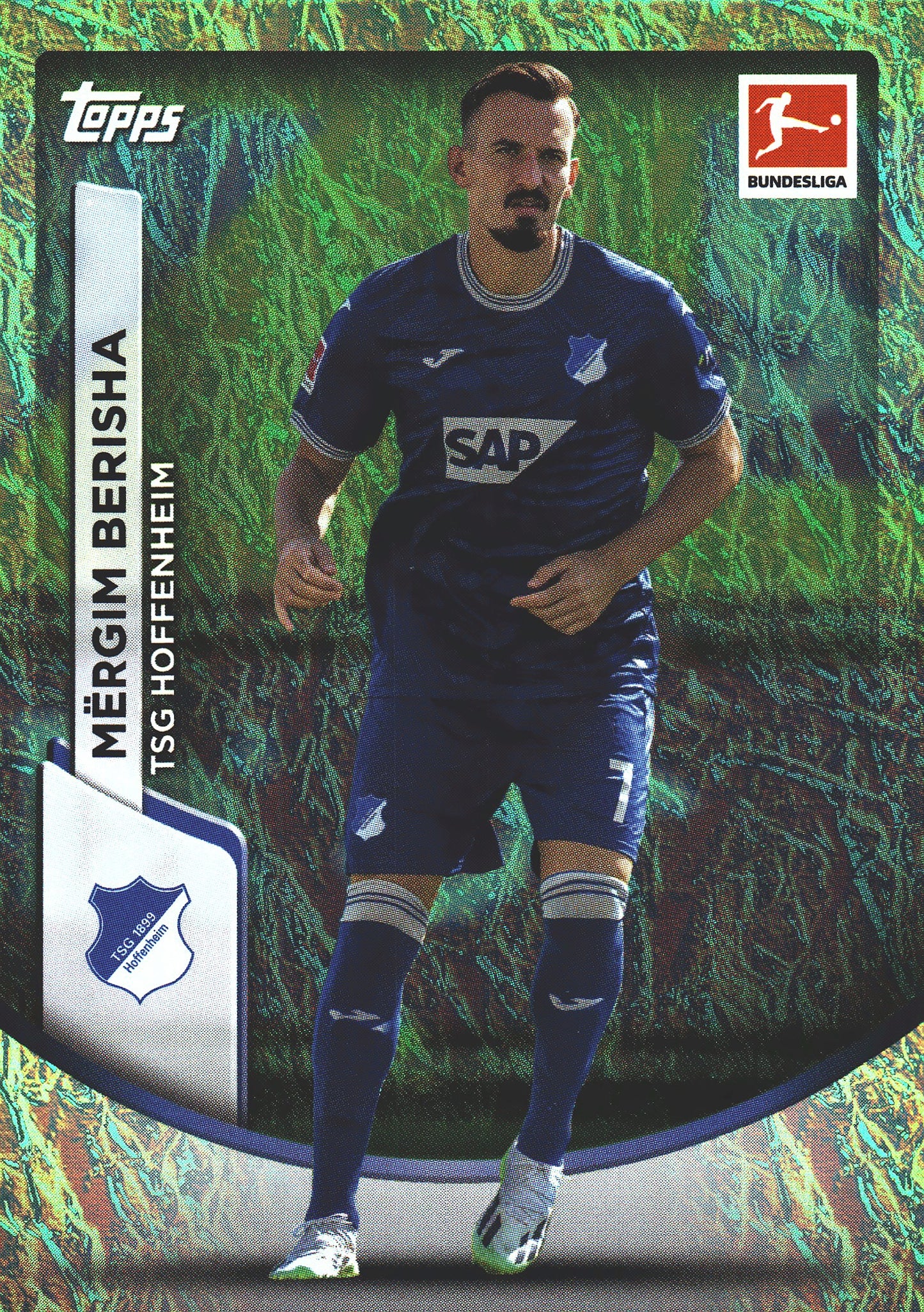 2023 Topps Bundesliga Jade Edition Mergim Berisha #45 Hoffenheim