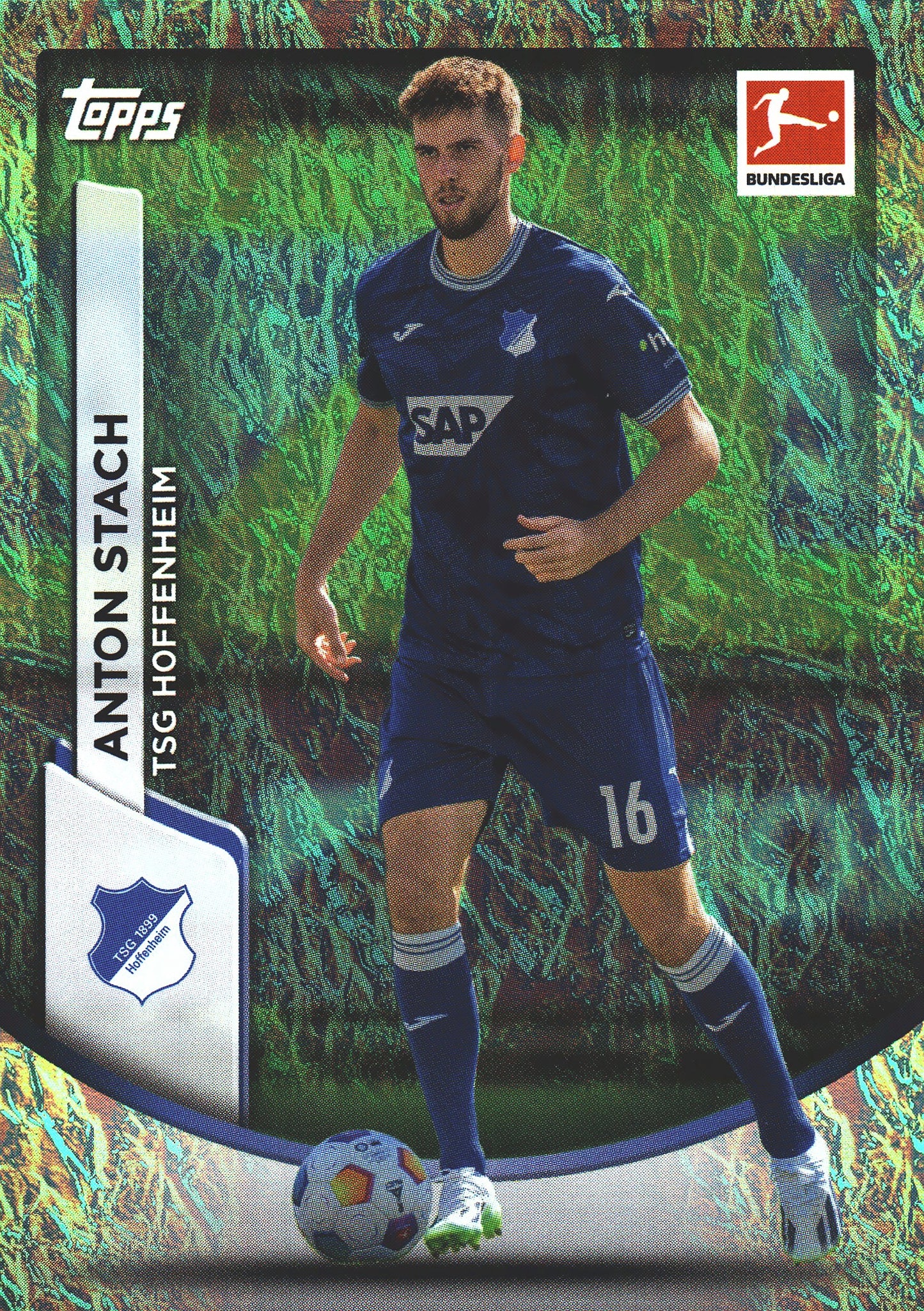 2023 Topps Bundesliga Jade Edition Anton Stach #47 Hoffenheim