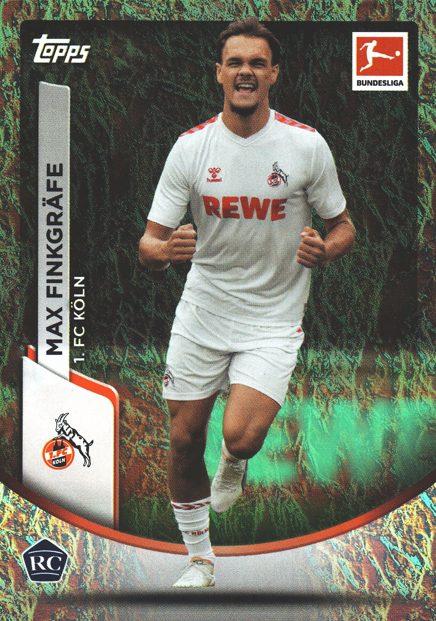 2023 Topps Bundesliga Jade Edition Max Finkgrafe RC #54 FC Koln