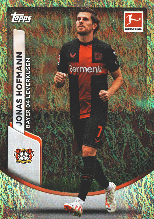2023 Topps Bundesliga Jade Edition Jonas Hofmann #63 Bayer Leverkusen