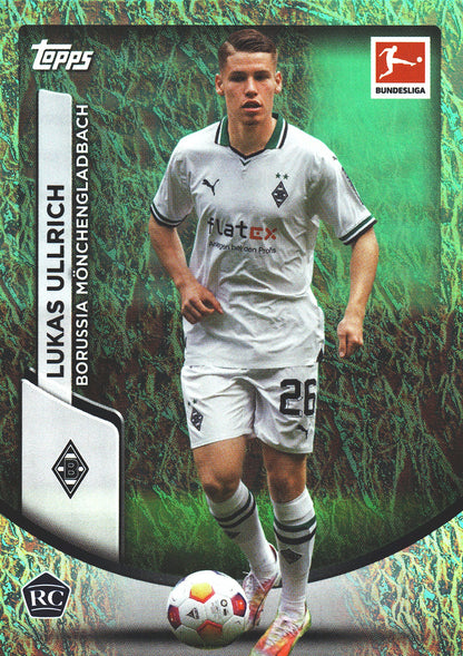 2023 Topps Bundesliga Jade Edition Lukas Ullrich RC #76 Borussia Monchengladbach