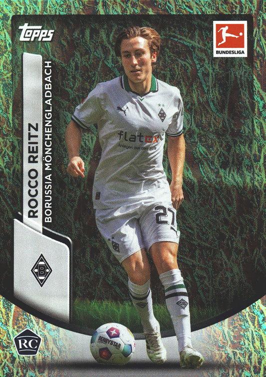 2023 Topps Bundesliga Jade Edition Rocco Reitz RC #77 Borussia Monchengladbach