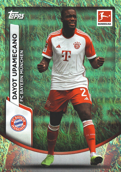 2023 Topps Bundesliga Jade Edition Dayot Upamecano #86 Bayern Munich