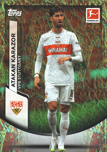 2023 Topps Bundesliga Jade Edition Atakan Karazor #89 VfB Stuttgart