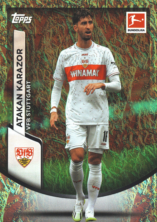 2023 Topps Bundesliga Jade Edition Atakan Karazor #89 VfB Stuttgart