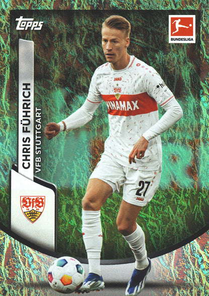 2023 Topps Bundesliga Jade Edition Chris Fuhrich #91 VfB Stuttgart