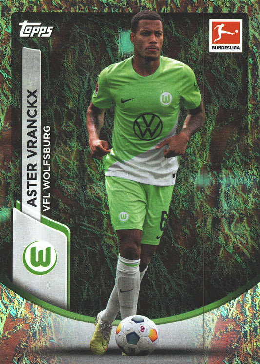2023 Topps Bundesliga Jade Edition Aster Vranckx #99 VfL Wolfsburg