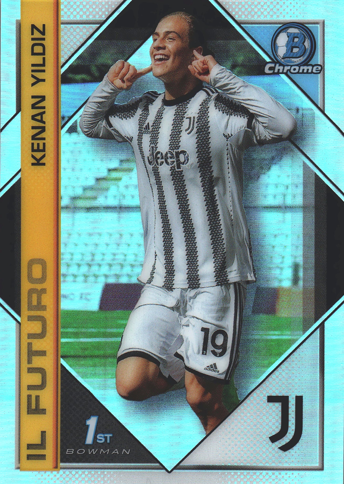 2022 Topps Chrome Juventus Il Futuro Kenan Yildiz FBC #PP-10 Juventus