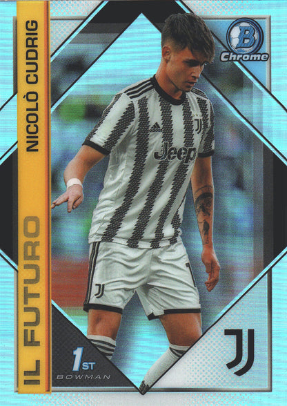 2022 Topps Chrome Juventus Il Futuro Nicolo Cudrig FBC #PP-2 Juventus