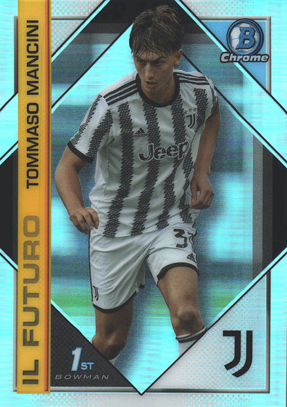 2022 Topps Chrome Juventus Il Futuro Tommaso Mancini FBC #PP-3 Juventus
