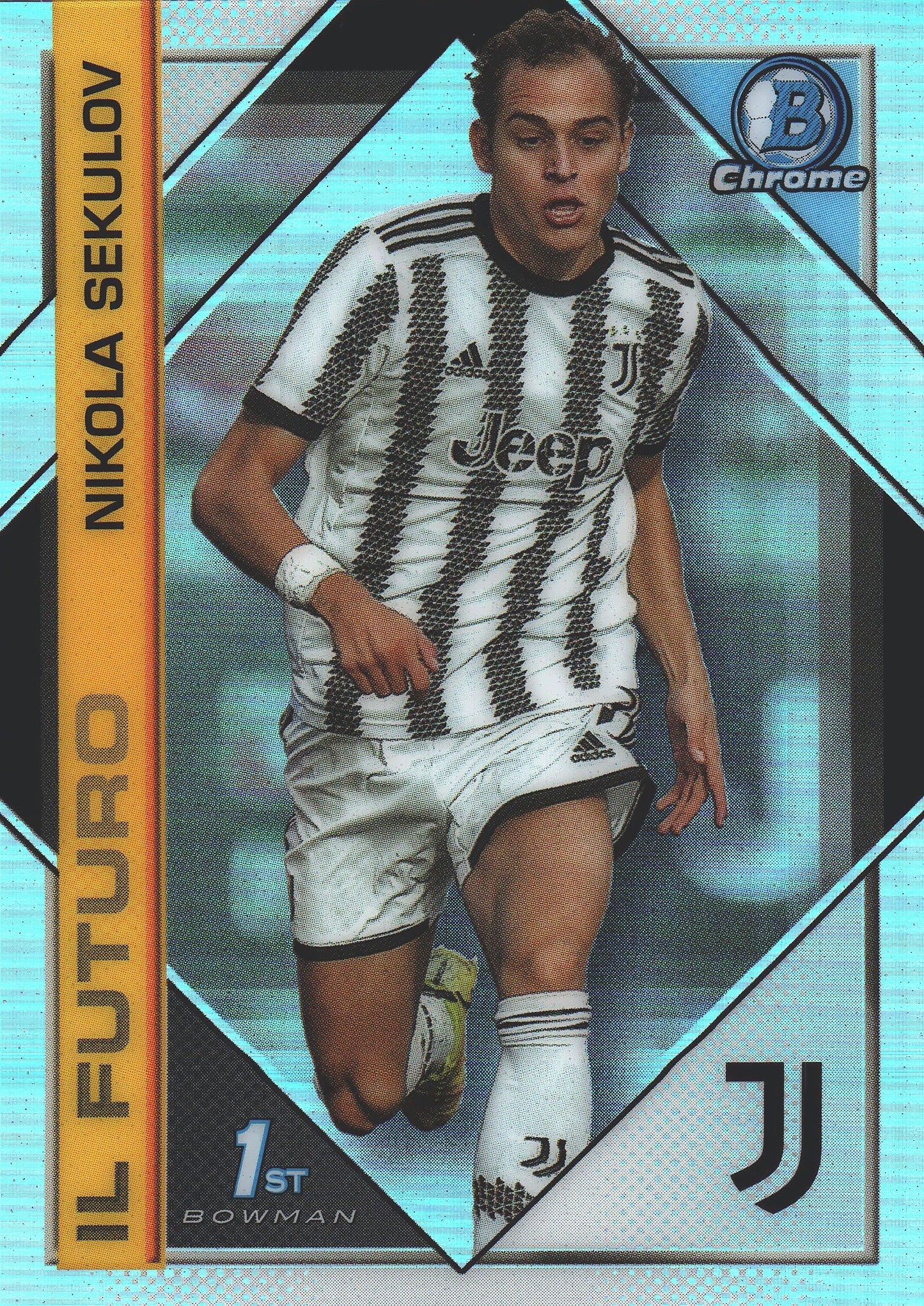 2022 Topps Chrome Juventus Il Futuro Nikola Sekulov FBC #PP-5 Juventus