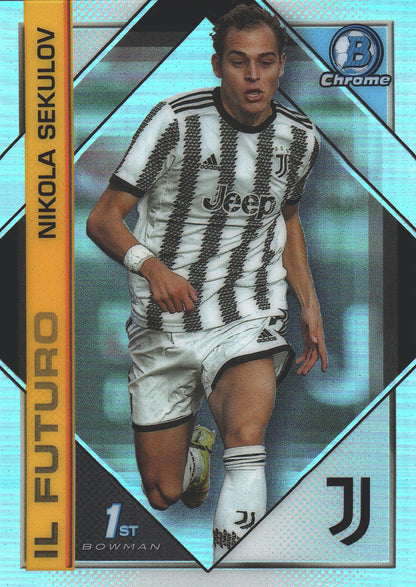 2022 Topps Chrome Juventus Il Futuro Nikola Sekulov FBC #PP-5 Juventus