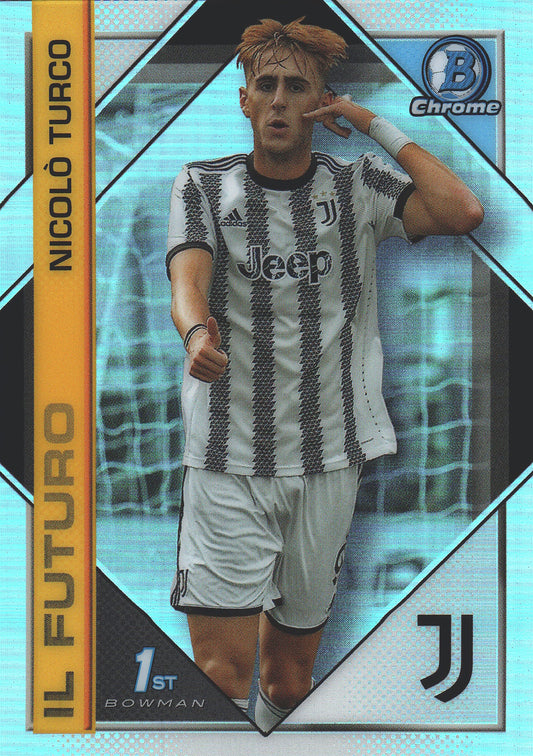 2022 Topps Chrome Juventus Il Futuro Nicolo Turco FBC #PP-7 Juventus