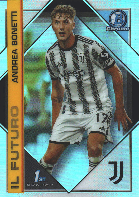 2022 Topps Chrome Juventus Il Futuro Andrea Bonetti FBC #PP-1 Juventus