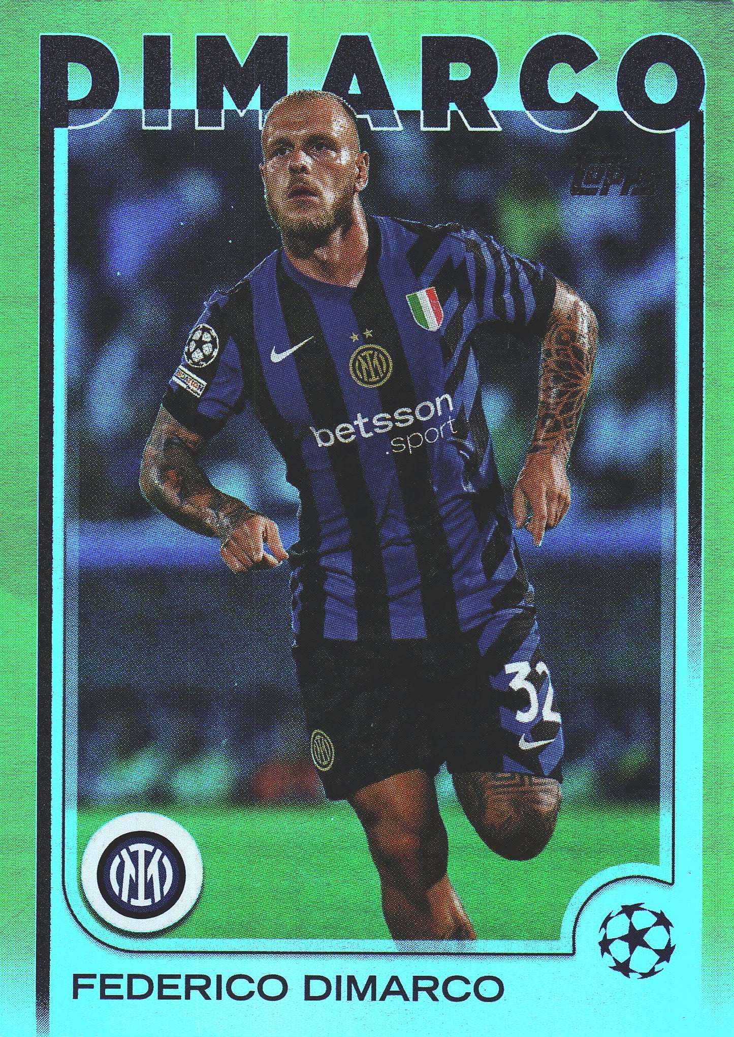 2024 Topps UCC Gold /50 Federico Dimarco #129 Inter Milan