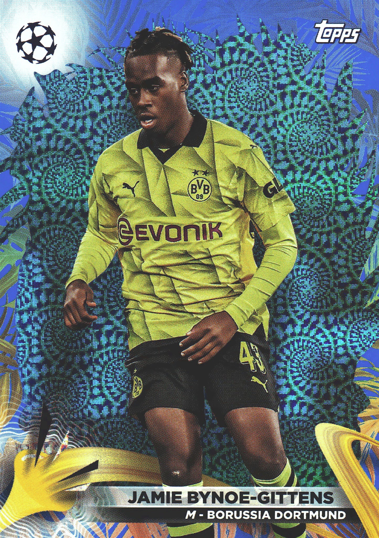 2023 Topps UCC Carnaval Jamie Bynoe-Gittens /99 Borussia Dortmund