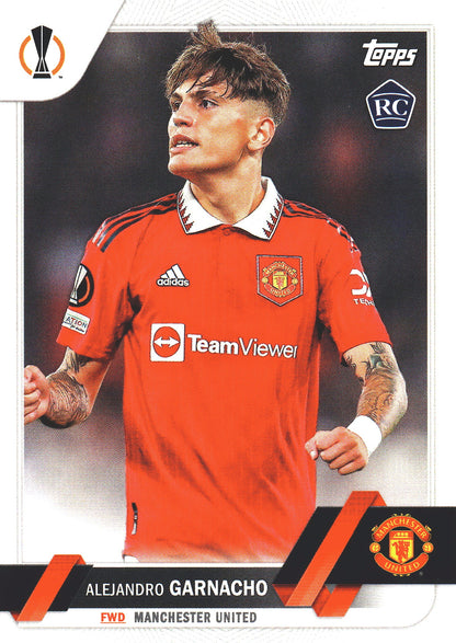 2022 Topps UCC SP Alejandro Garnacho RC #50 Manchester United