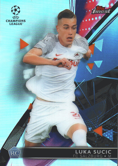 2021 Topps Finest UCC Refractor Luka Sucic RC #55 RB Salzburg