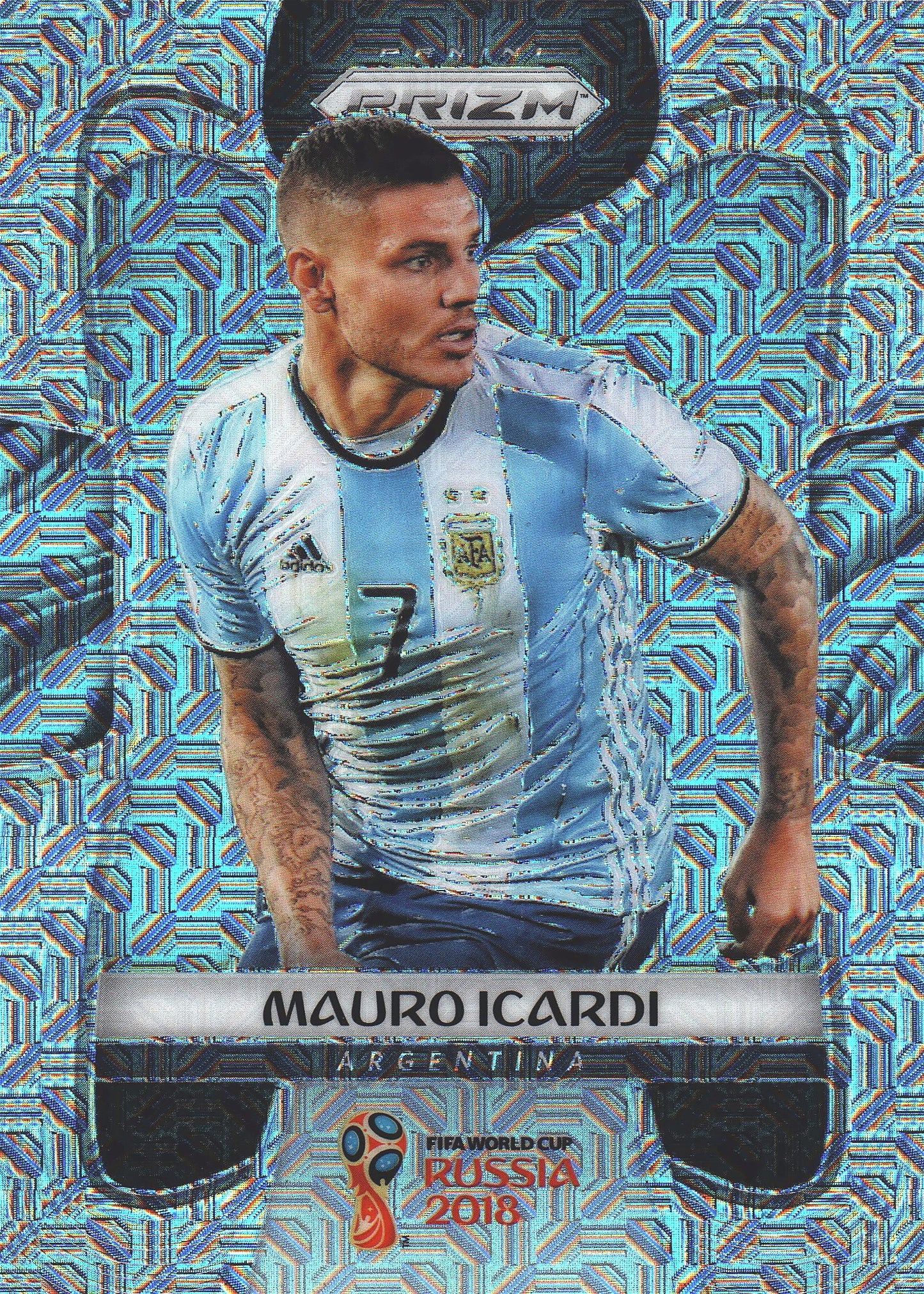 2018 Panini Prizm FIFA World Cup Mojo Mauro Icardi #8 Argentine