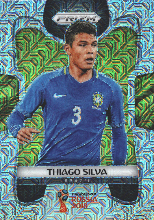 2018 Panini Prizm FIFA World Cup Mojo Thiago Silva #27 Brésil
