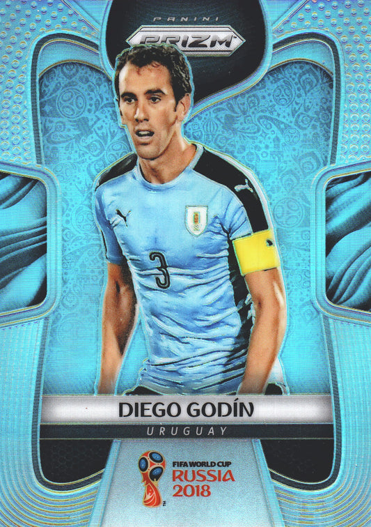 2018 Panini Prizm FIFA World Cup Silver Diego Godin #211 Uruguay