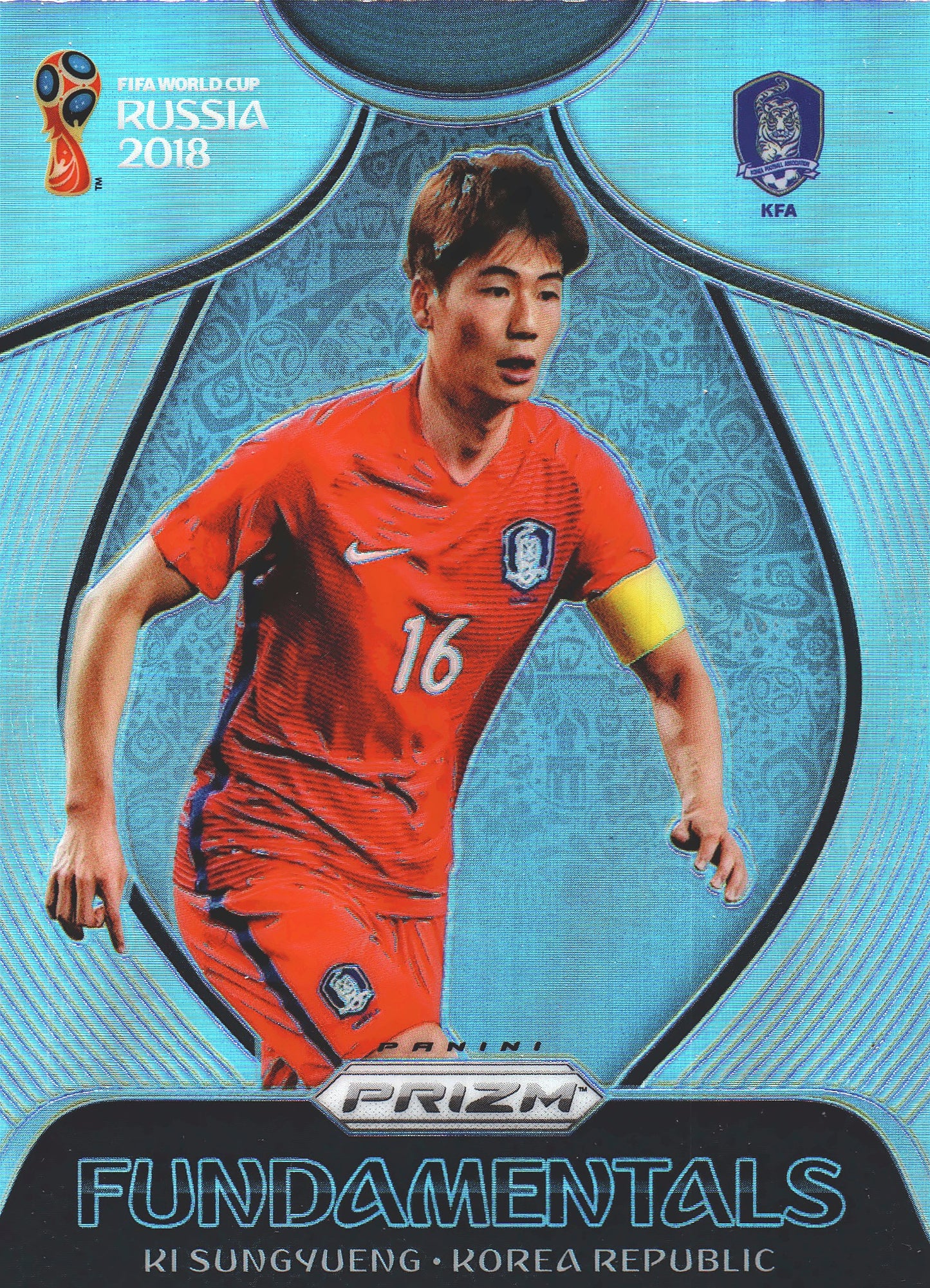 2018 Panini Prizm FIFA World Cup Fundamentals Ki Sung-Yueng #F-16 Corée du Sud