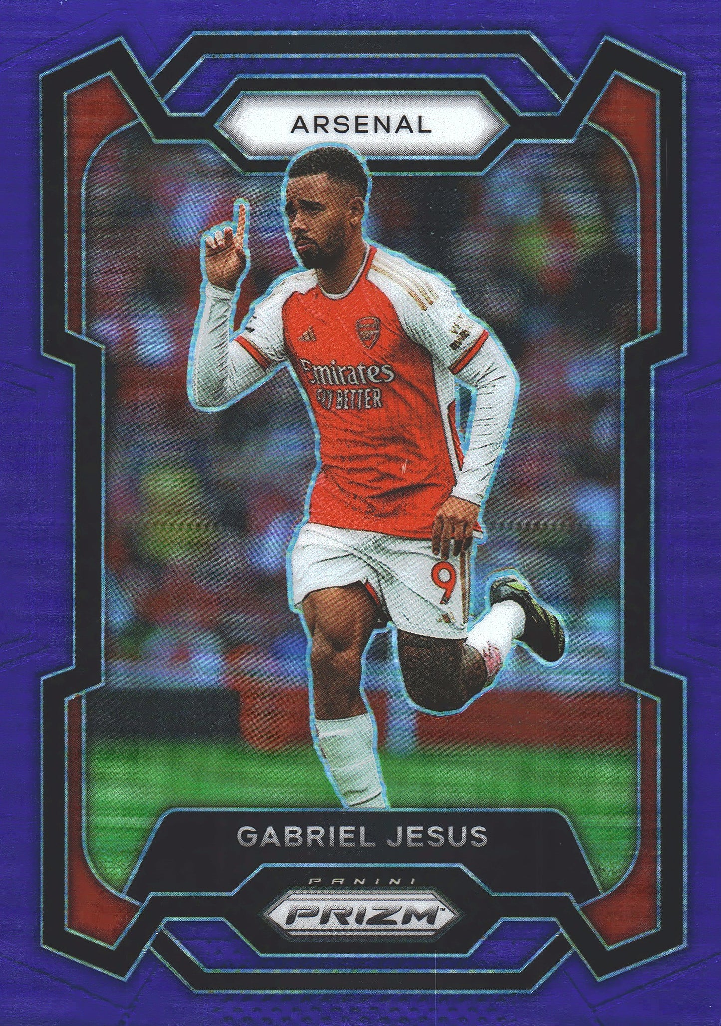 2023 Panini Prizm Premier League Blue /299 Gabriel Jesus #30 Arsenal