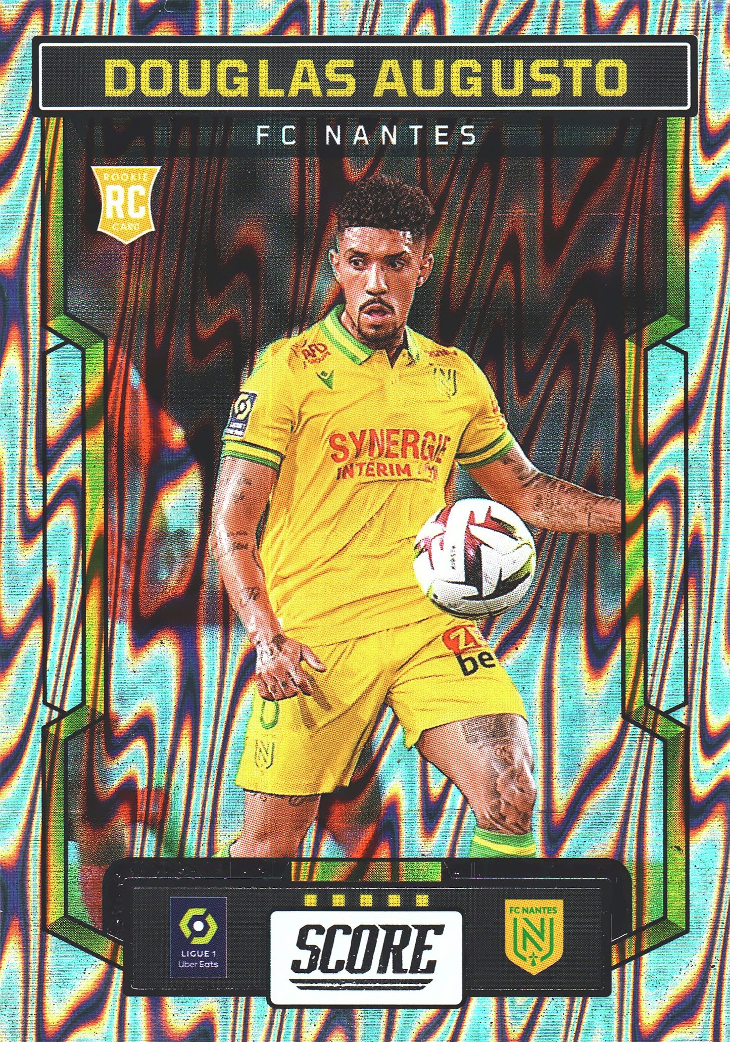 2023 Panini Score Ligue 1 Swirl RC Douglas Augusto #45 FC Nantes