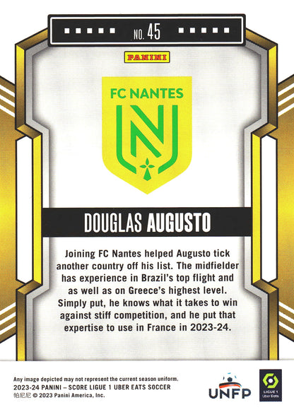 2023 Panini Score Ligue 1 Swirl RC Douglas Augusto #45 FC Nantes
