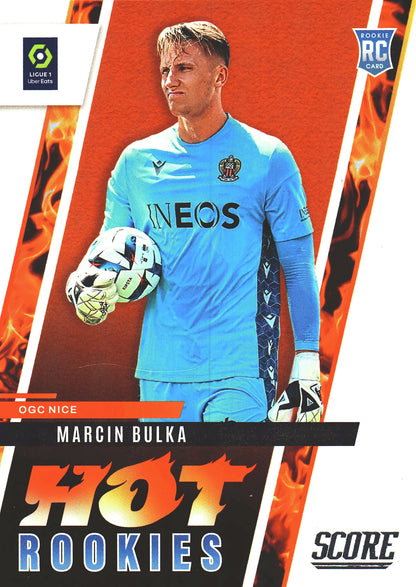 2022 Panini Score Ligue 1 Hot Rookies Marcin Bulka RC #13 OGC Nice