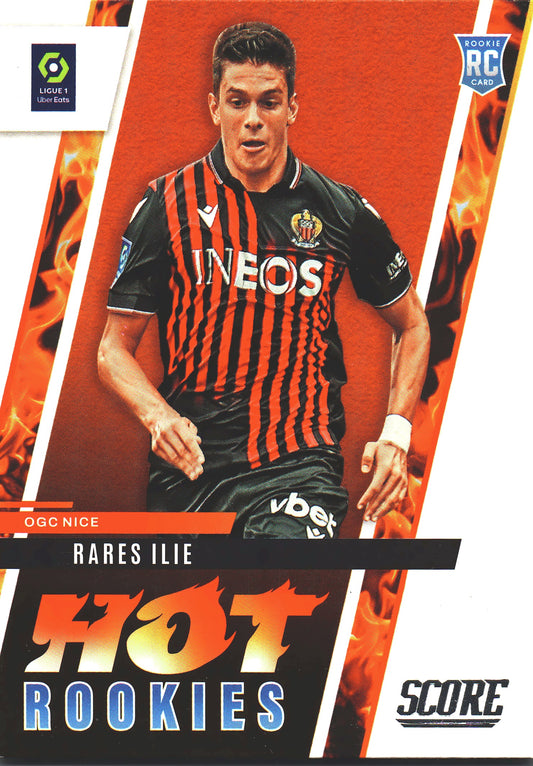 2022 Panini Score Ligue 1 Hot Rookies Rares Ilie RC #14 OGC Nice