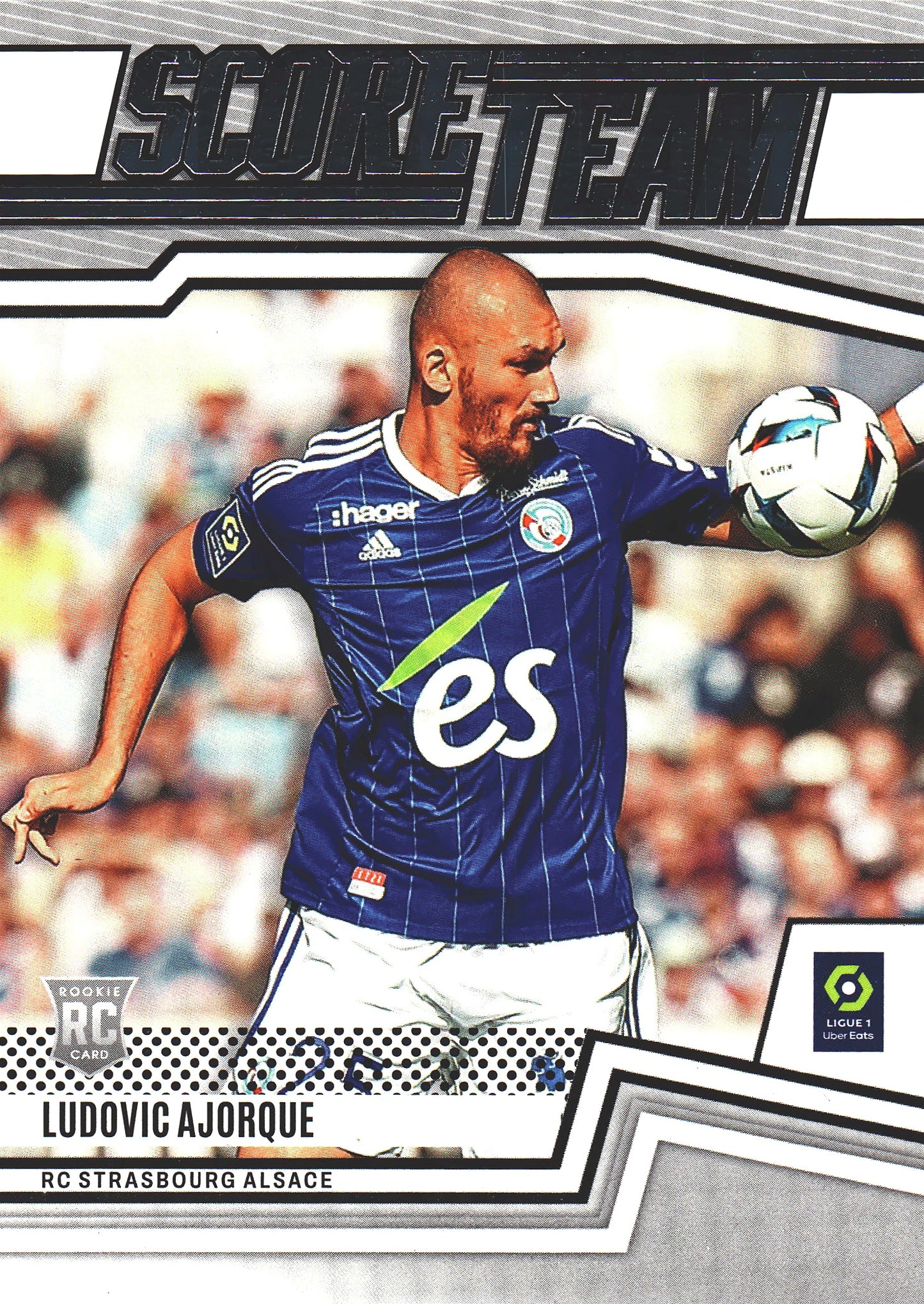 2022 Panini Score Ligue 1 Score Team Ludovic Ajorque RC #29 RC Strasbourg