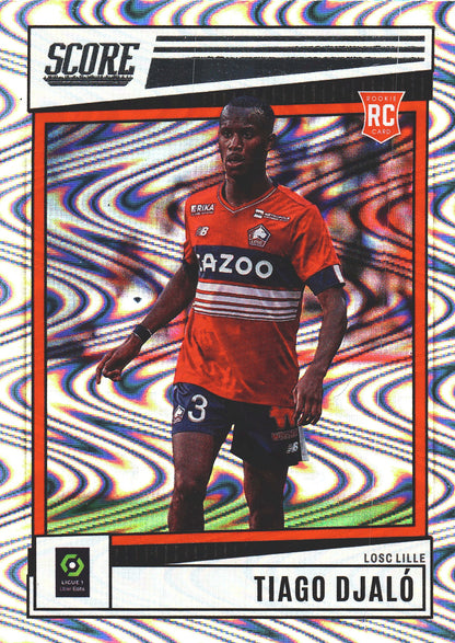 2022 Panini Score Ligue 1 Swirl RC Tiago Djalo #69 LOSC Lille