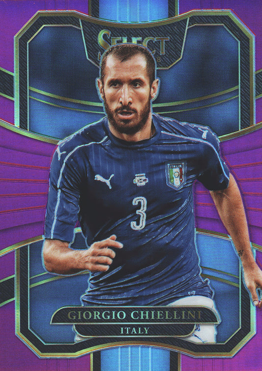 2017 Panini Select Giorgio Chiellini #90 Italie Pink Prizm /125