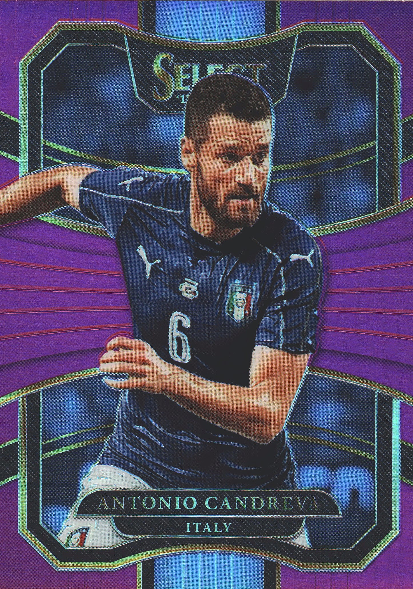 2017 Panini Select Antonio Candreva #73 Italie Pink Prizm /125