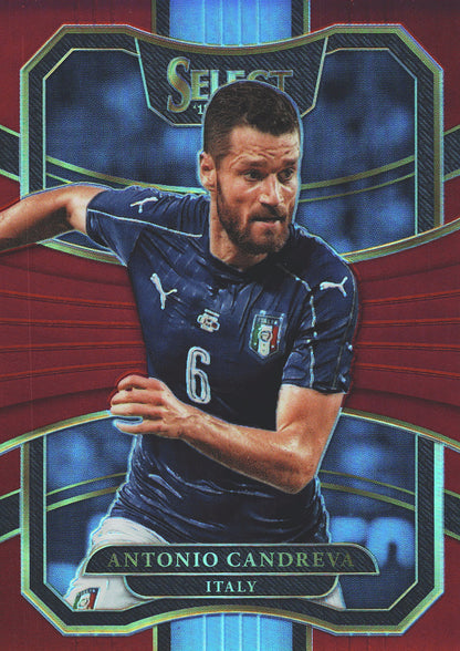 2017 Panini Select Antonio Candreva #73 Italie Terrace Fuchsia /199