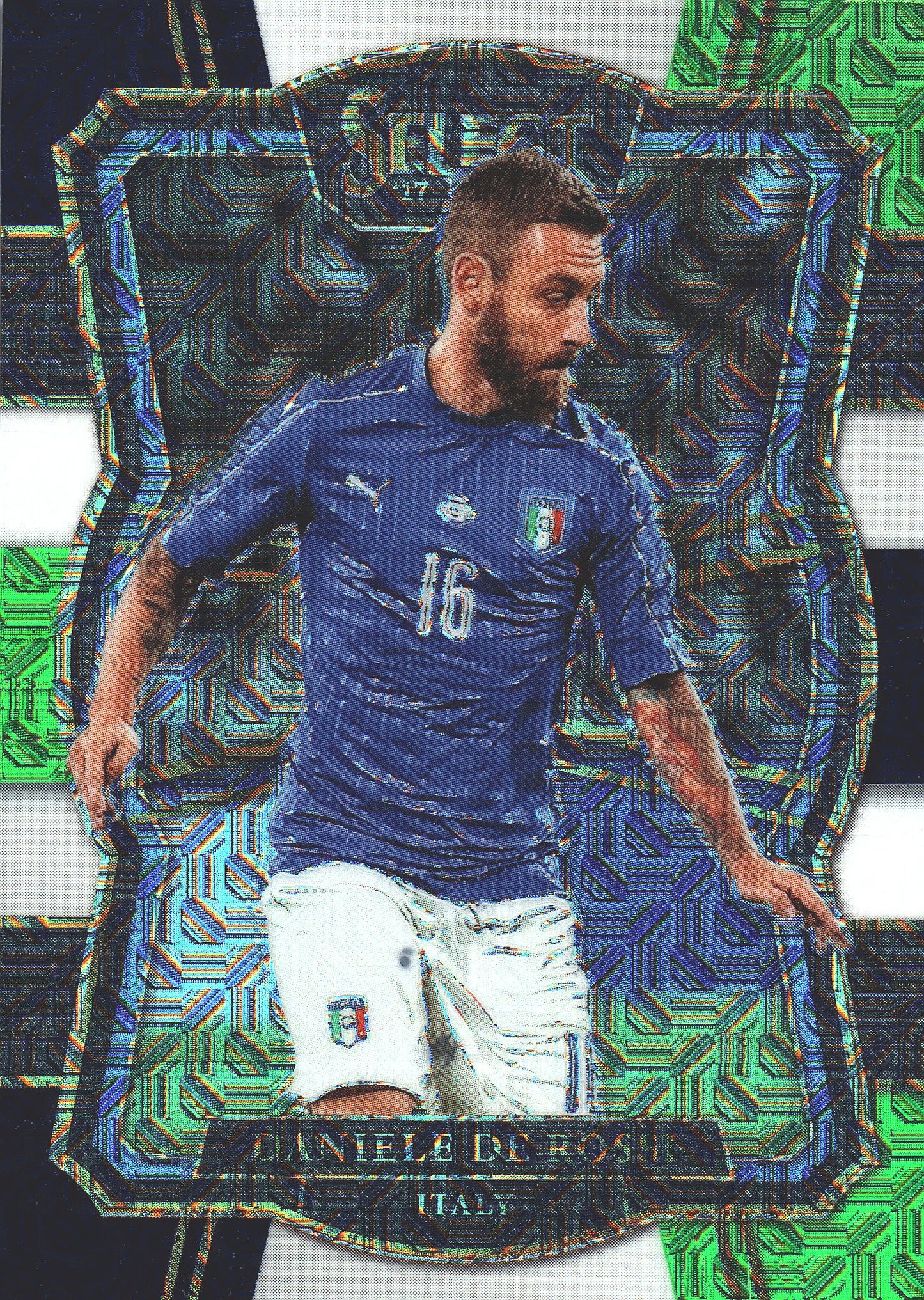2017 Panini Select Daniele De Rossi #152 Italie Multi-Color Prizm