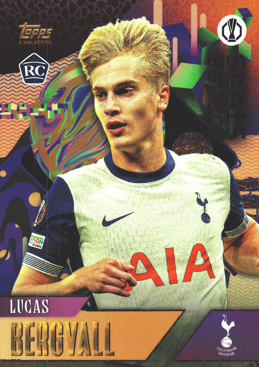 2024 Topps Gold x Walkertkl Futures Stars Lucas Bergvall RC Tottenham Hotspur