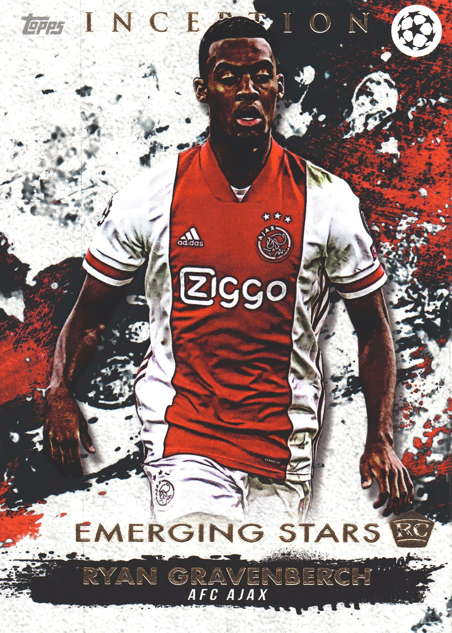2020 Topps Inception Ryan Gravenberch RC Ajax