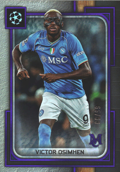 2023 Topps Museum Purple /99 Victor Osimhen #30 SSC Napoli