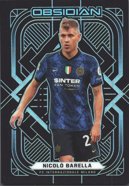 2021 Panini Obsidian Nicolo Barella /105 #107 Inter Milan