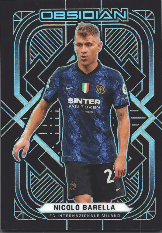 2021 Panini Obsidian Nicolo Barella /105 #107 Inter Milan