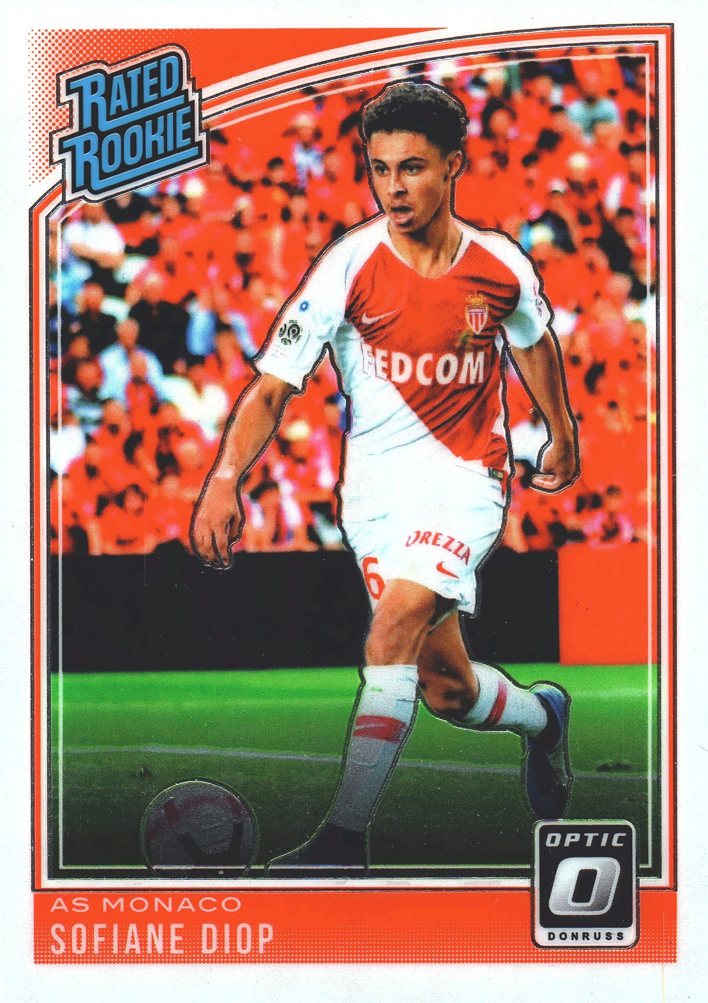 2018 Panini Donruss Optic Rated Rookie Sofiane Diop #183 AS Monaco
