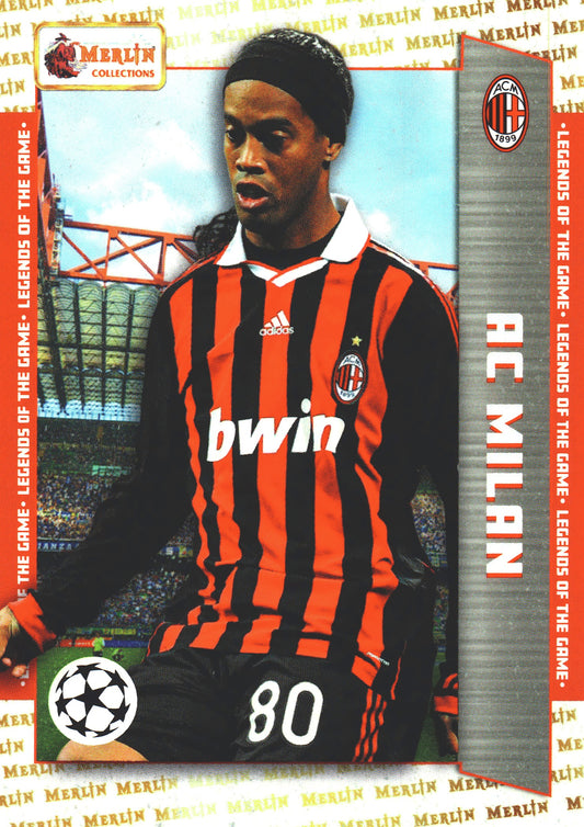 2022 Topps Merlin Heritage Legends of the Game Ronaldinho #107 AC Milan