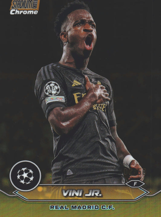 2024 Topps Chrome Stadium Club Gold /50 Vini Jr #71 Real Madrid