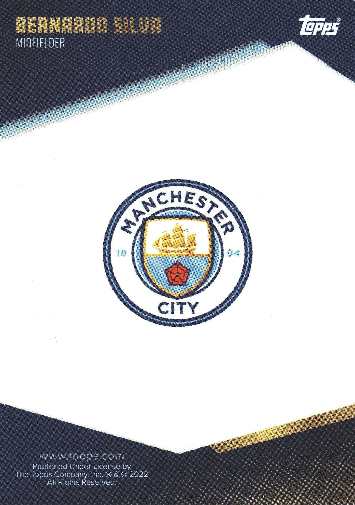 2021 Topps Icons Manchester City Bernardo Silva 1/1