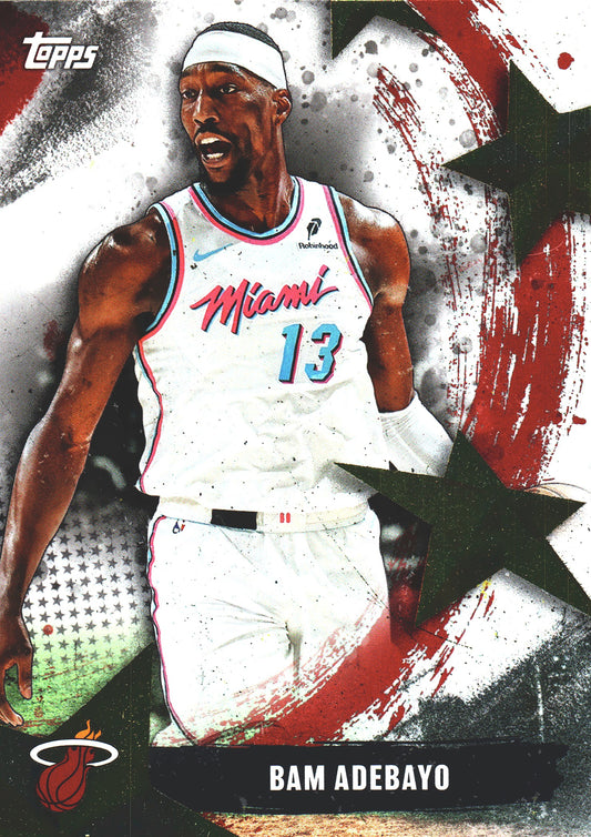 2025 Topps NBA Stars of NBA Bam Adebayo #SA-26 Miami Heat